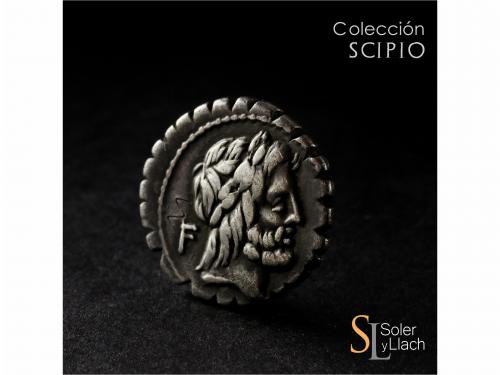 REPÚBLICA ROMANA. Denario. 81 a.C. VOLTEIA. L. Volteius L. f