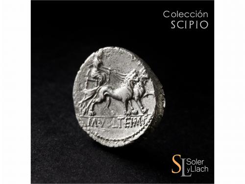 REPÚBLICA ROMANA. Denario. 78 a.C. VOLTEIA. M. Volteius M.f.