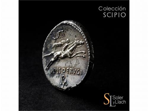 REPÚBLICA ROMANA. Denario. 90-89 a.C. CALPURNIA. L. Calpurni