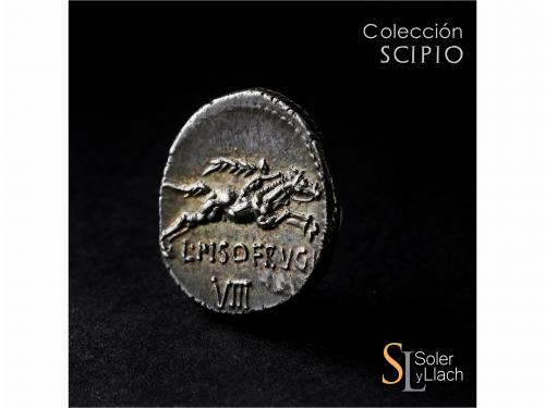 REPÚBLICA ROMANA. Denario. 90-89 a.C. CALPURNIA. L. Calpurni