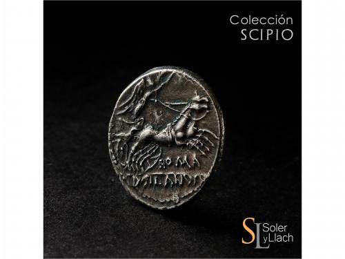 REPÚBLICA ROMANA. Denario. 91 a.C. JUNIA. D. Junius Silanus 