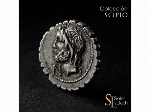 REPÚBLICA ROMANA. Denario. 106 a.C. CORNELIA. L. Cornelius S