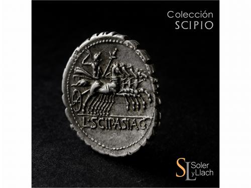 REPÚBLICA ROMANA. Denario. 106 a.C. CORNELIA. L. Cornelius S