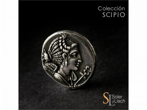 REPÚBLICA ROMANA. Denario. 82 a.C. VALERIA. C. Valerius Flac