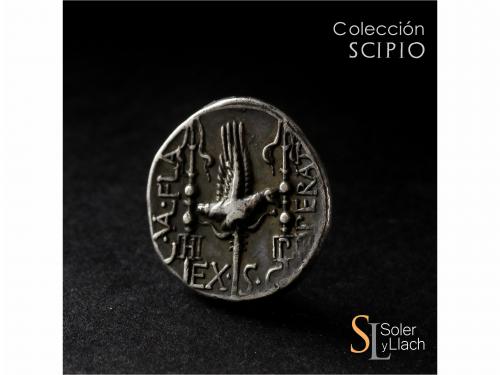 REPÚBLICA ROMANA. Denario. 82 a.C. VALERIA. C. Valerius Flac