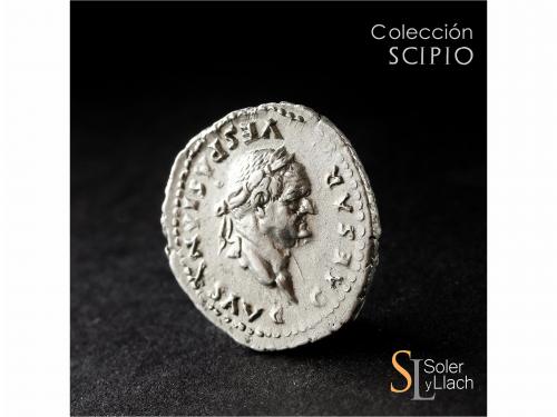 IMPERIO ROMANO. Denario. Acuñada el 78-79 d.C. VESPASIANO. A