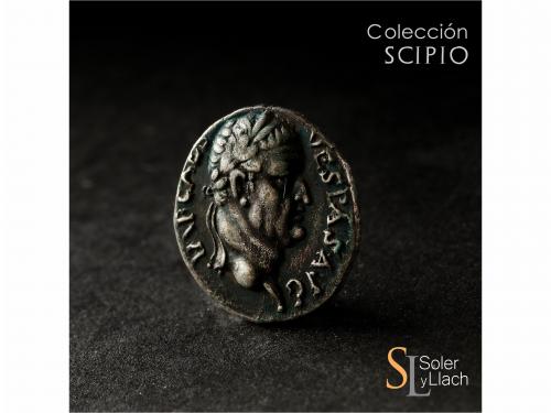 IMPERIO ROMANO. Denario. Acuñada el 69-70 d.C. VESPASIANO. A