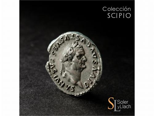 IMPERIO ROMANO. Denario. Acuñada el 80-81 d.C. VESPASIANO. A