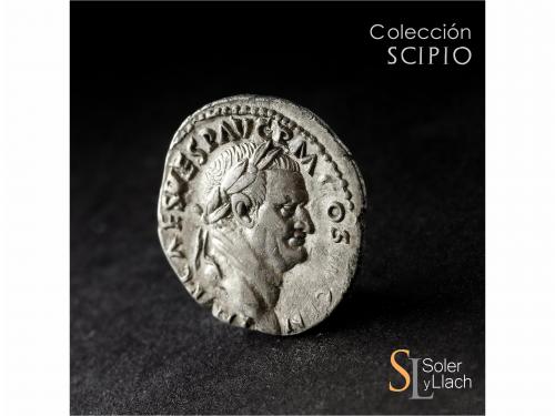 IMPERIO ROMANO. Denario. Acuñada el 73 d.C. VESPASIANO. Anv.