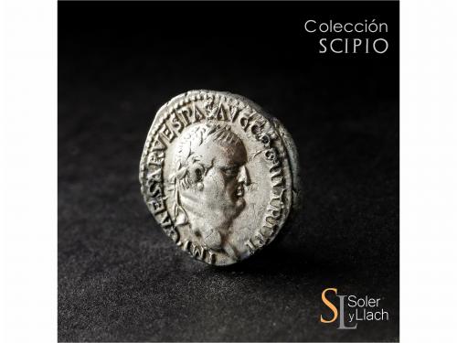 IMPERIO ROMANO. Denario. Acuñada el 71 d.C. VESPASIANO. ASIA