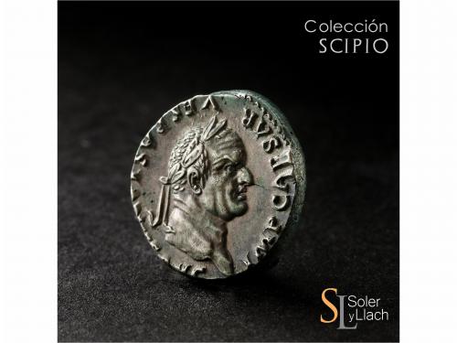 IMPERIO ROMANO. Denario. Acuñada el 69 d.C. VESPASIANO. Anv.