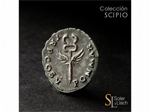 IMPERIO ROMANO. Denario. Acuñada el 69 d.C. VESPASIANO. Anv.