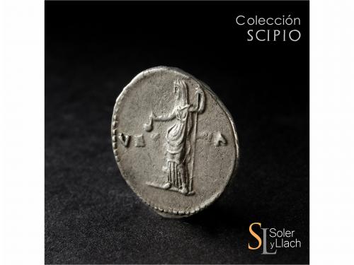 IMPERIO ROMANO. Denario. Acuñada el 72-73 d.C. VESPASIANO. A