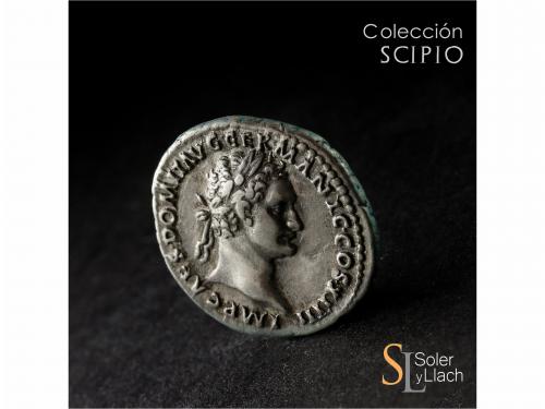 IMPERIO ROMANO. Denario. Acuñada el 88-89 d.C. DOMICIANO. An