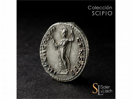 IMPERIO ROMANO. Denario. Acuñada el 86-87 d.C. DOMICIANO. An