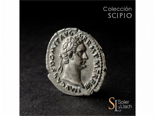 IMPERIO ROMANO. Denario. Acuñada el 87-88 d.C. DOMICIANO. An