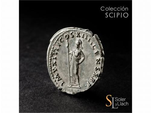 IMPERIO ROMANO. Denario. Acuñada el 87-88 d.C. DOMICIANO. An