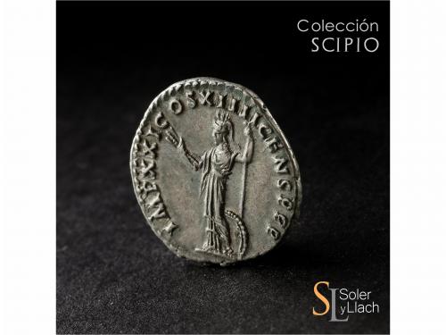 IMPERIO ROMANO. Denario. Acuñada el 89-90 d.C. DOMICIANO. An