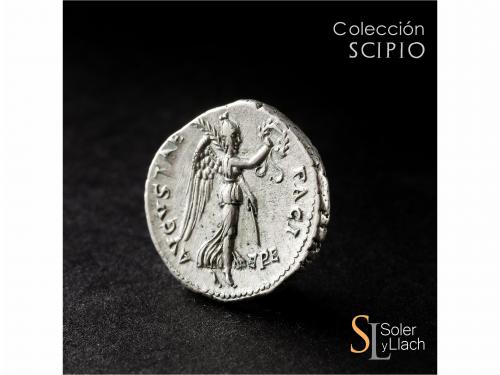 IMPERIO ROMANO. Denario. Acuñada el 71 d.C. DOMICIANO. EFESO