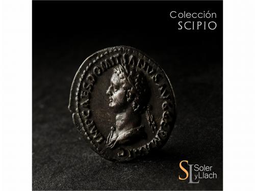 IMPERIO ROMANO. Denario. Acuñada el 83-85 d.C. DOMICIANO. An