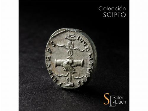 IMPERIO ROMANO. Denario. Acuñada el 79 d.C. DOMICIANO. Anv.: