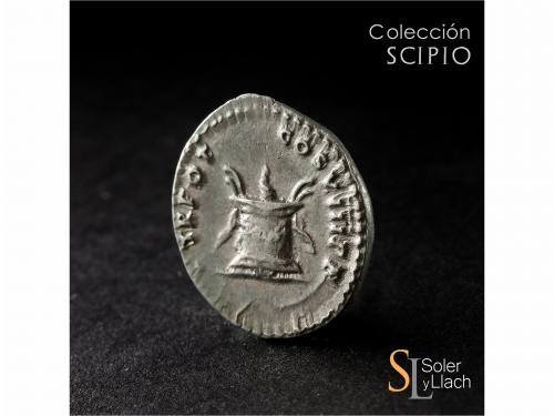 IMPERIO ROMANO. Denario. Acuñada el 81-84 d.C. DOMICIANO. An