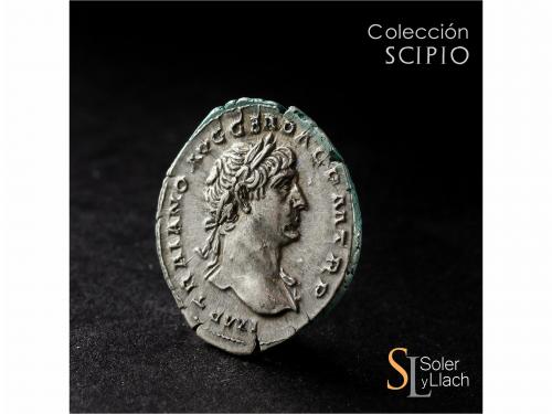 IMPERIO ROMANO. Denario. Acuñada el 103-112 d.C. TRAJANO. An