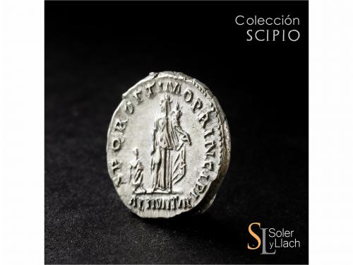 IMPERIO ROMANO. Denario. Acuñada el 112-117 d.C. TRAJANO. An