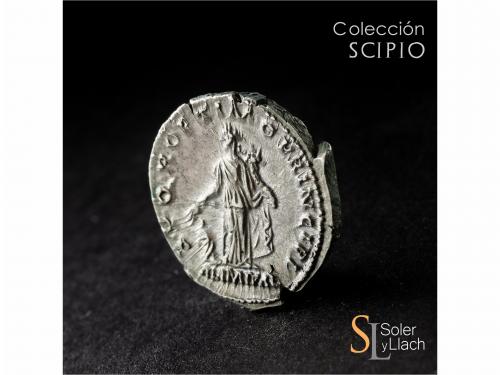 IMPERIO ROMANO. Denario. Acuñada el 112-117 d.C. TRAJANO. An