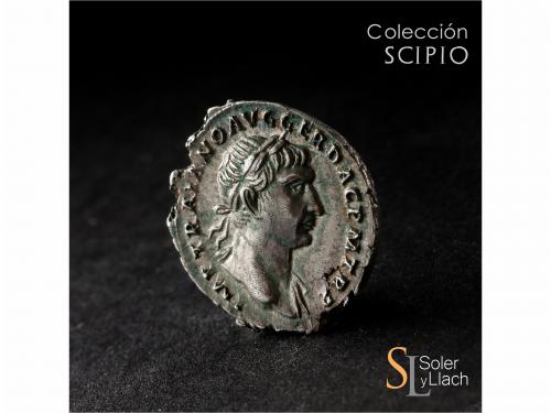 IMPERIO ROMANO. Denario. Acuñada el 103-112 d.C. TRAJANO. An