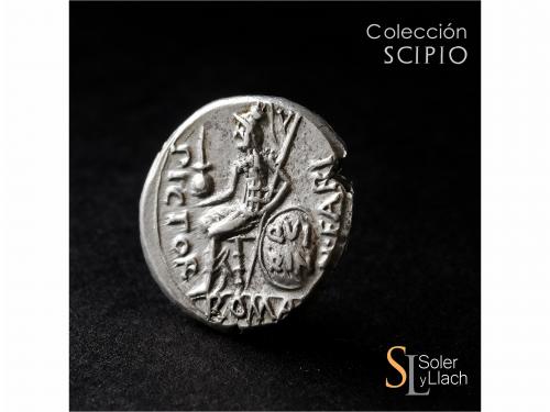 REPÚBLICA ROMANA. Denario. 126 a.C. FABIA. Numerius Fabius P