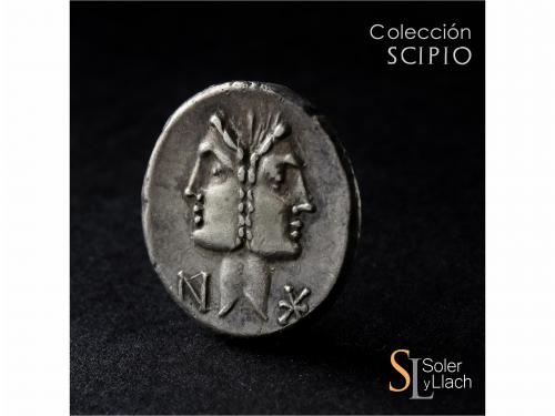 REPÚBLICA ROMANA. Denario. 114-113 a.C. FONTEIA. C. Fonteius