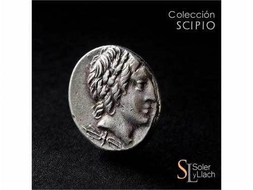 REPÚBLICA ROMANA. Denario. 86 a.C. GARGILIA. Gargilius, Ogui