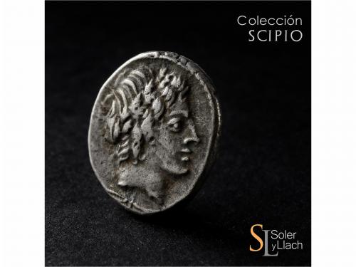 REPÚBLICA ROMANA. Denario. 86 a.C. GARGILIA. Gargilius, Ogui