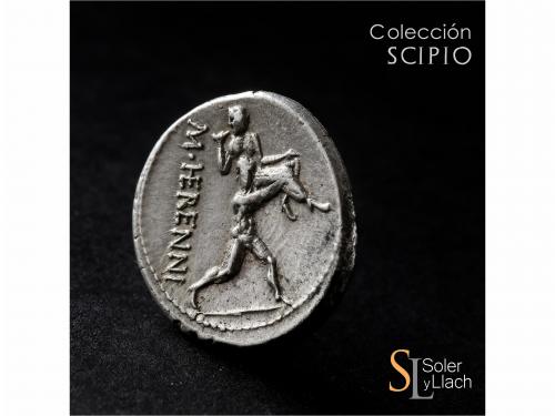 REPÚBLICA ROMANA. Denario. 108-107 a.C. HERENNIA. Marcus Her