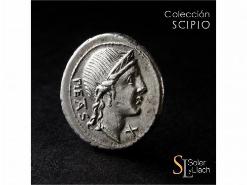 REPÚBLICA ROMANA. Denario. 108-107 a.C. HERENNIA. Marcus Her