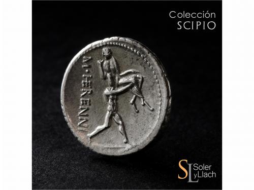 REPÚBLICA ROMANA. Denario. 108-107 a.C. HERENNIA. Marcus Her