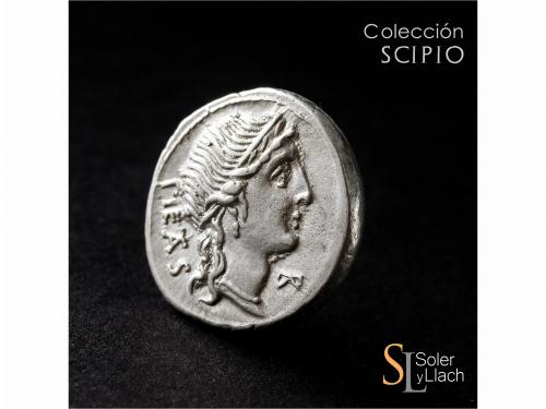 REPÚBLICA ROMANA. Denario. 108-107 a.C. HERENNIA. Marcus Her