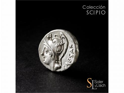 REPÚBLICA ROMANA. Denario. 103 a.C. JULIA. L. Julius L. f. C