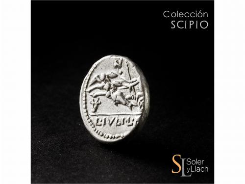 REPÚBLICA ROMANA. Denario. 103 a.C. JULIA. L. Julius L. f. C