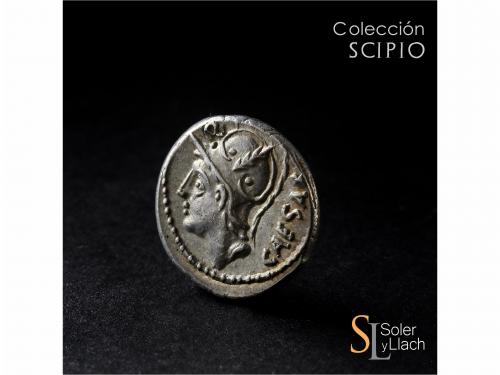 REPÚBLICA ROMANA. Denario. 103 a.C. JULIA. L. Julius L. f. C