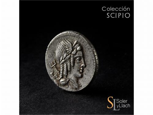 REPÚBLICA ROMANA. Denario. 85 a.C. JULIA. L. Julius Bursio. 