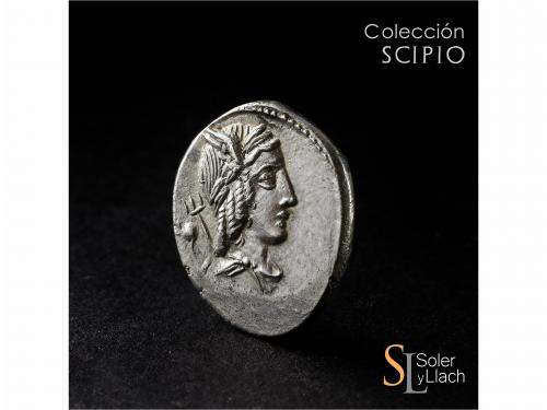 REPÚBLICA ROMANA. Denario. 85 a.C. JULIA. L. Julius Bursio. 