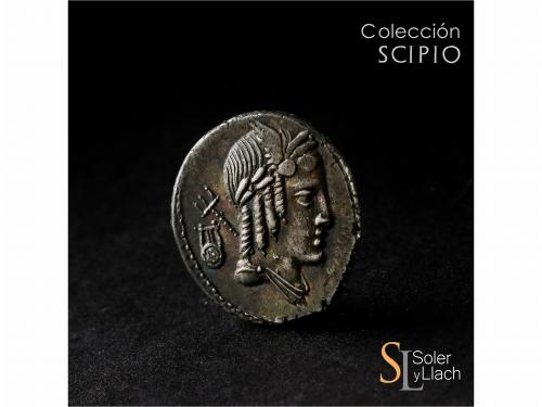 REPÚBLICA ROMANA. Denario. 85 a.C. JULIA. L. Julius Bursio. 