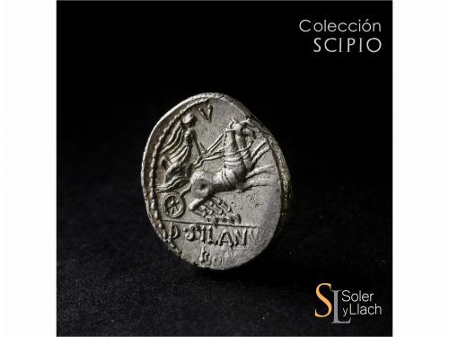 REPÚBLICA ROMANA. Denario. 91 a.C. JUNIA. D. Junius Silanus 