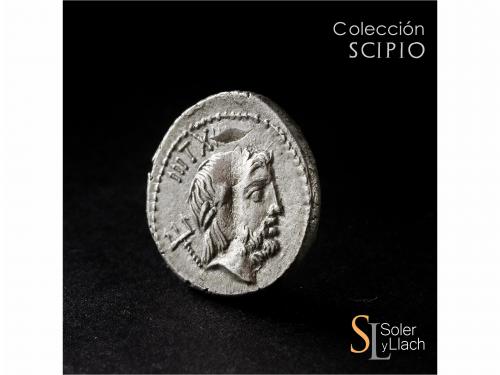 REPÚBLICA ROMANA. Denario. 76 a.C. LUCRETIA. L. Lucretius Tr