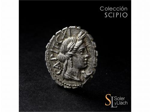 REPÚBLICA ROMANA. Denario. 81 a.C. MARIA. C. Marius C. f. Ca