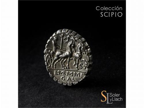 REPÚBLICA ROMANA. Denario. 106 a.C. MEMMIA. L. Memmius L. f.