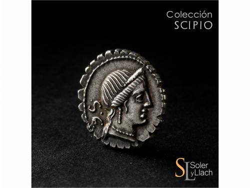 REPÚBLICA ROMANA. Denario. 79 a.C. NAEVIA. C. Naevius Balbus