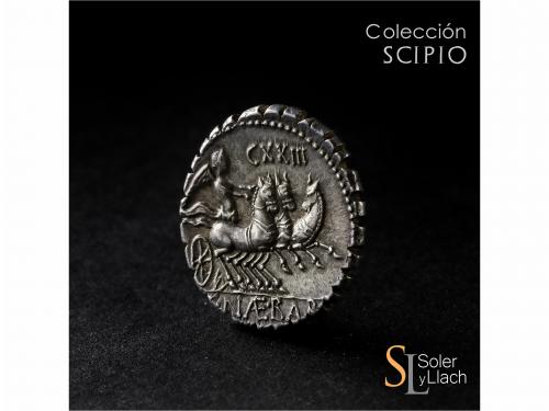 REPÚBLICA ROMANA. Denario. 79 a.C. NAEVIA. C. Naevius Balbus